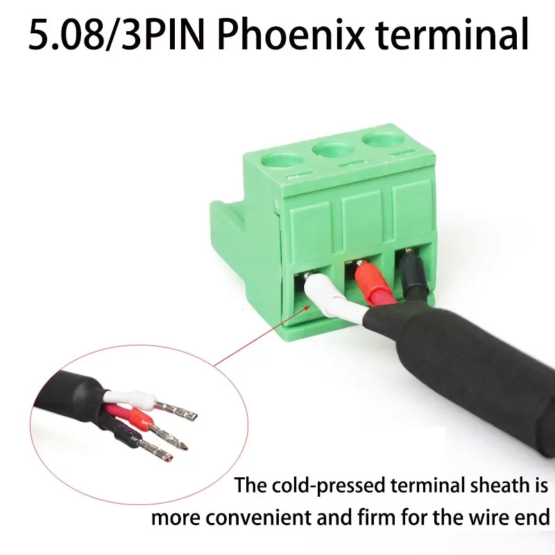 Фото Кабель-адаптер XLR D-типа на 5.08/3-контактный разъем Phoenix для модуля демонтажа аудиопроцессора, соединяющий печатную плату с разъемами XLR (папа и мама) №4