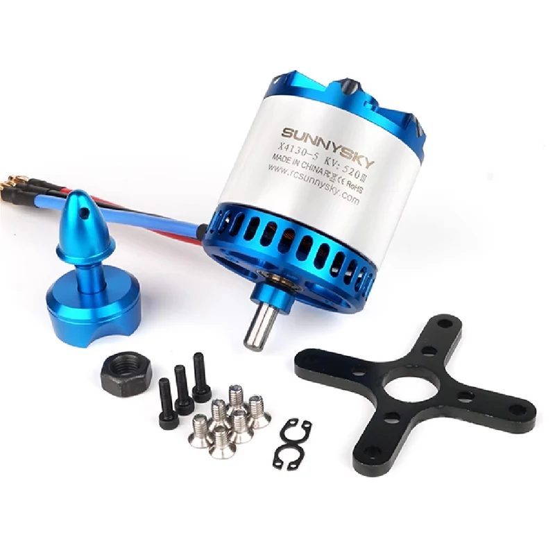 Фото SUNNYSKY X4125 Двигатель BLDC с неподвижным крылом 6S Lipo KV 420/440/480/515/610 Тяга 6-8кг №3