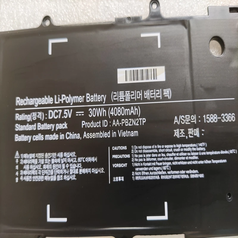 Фото Новый аккумулятор AA-PBZN2TP для Samsung Chromebook 3 ATIV XE500T XE503C XE500C XE303C12 NP905S3G NP915S3G NP910S3G NP905S3K NP910S3K №2