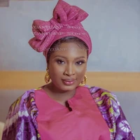 shinning multi layer bowknot turban cap for woman fashion african headtie nigeria wedding turbans hat muslim headwrap bonnet