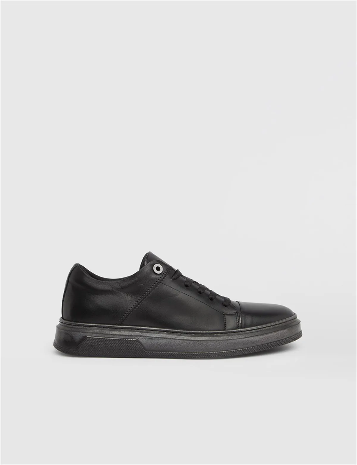 

ILVi-Genuine Leather Handmade Belfast Antique Black Sneaker Man's Shoes 2022 Fall/Winter