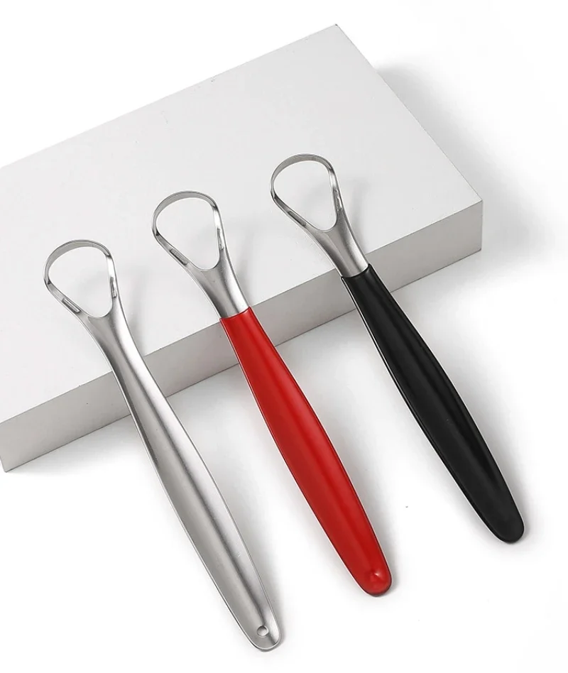 3 шт. многоразовые скребок для языка из нержавеющей стали