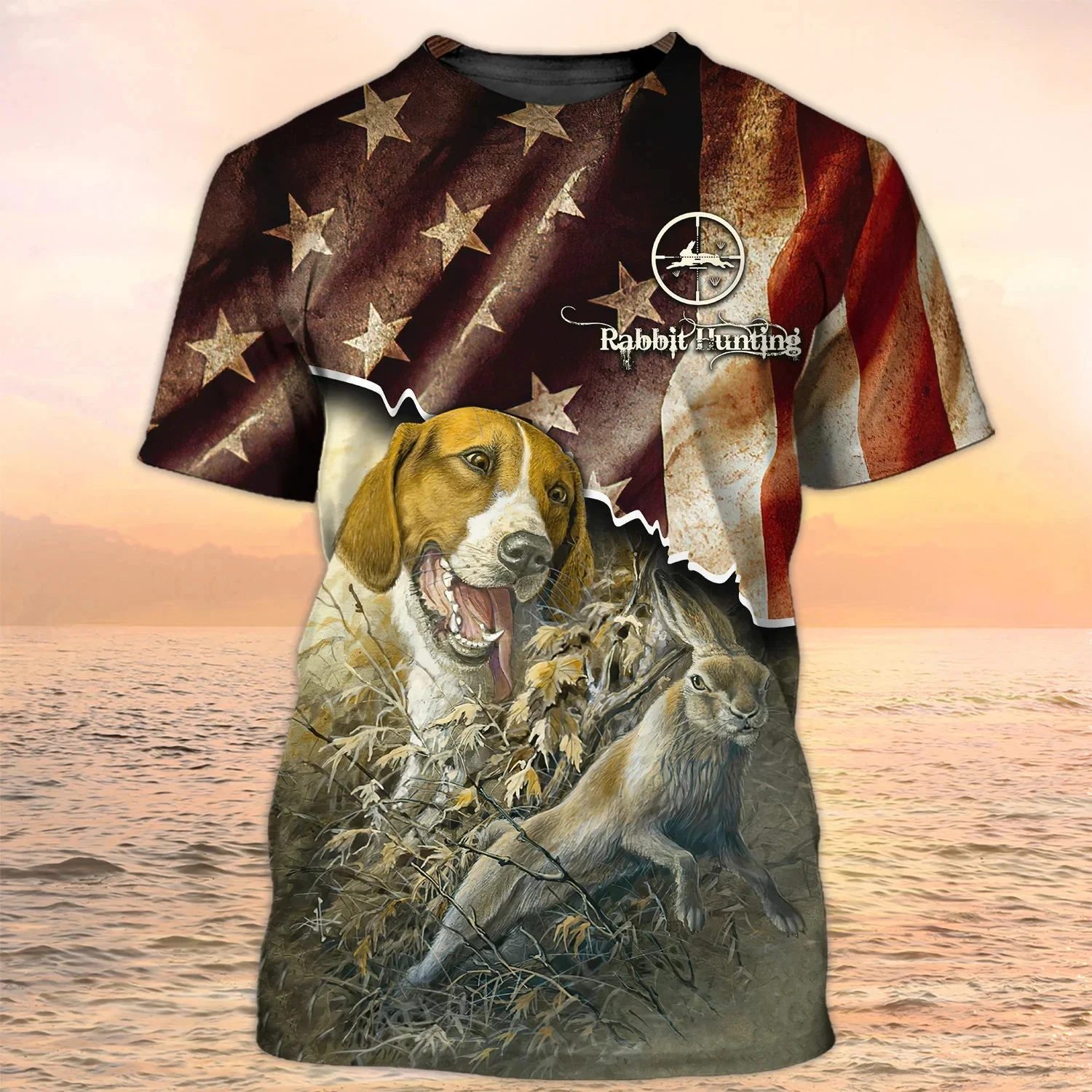 Фото Мужские футболки с рисунком Duck Hunting Dog, футболка с 3D животным принтом, мужская и женская футболка в стиле Харадзюку с короткими рукавами, уличная одежда большого размера, топ Y2k №3