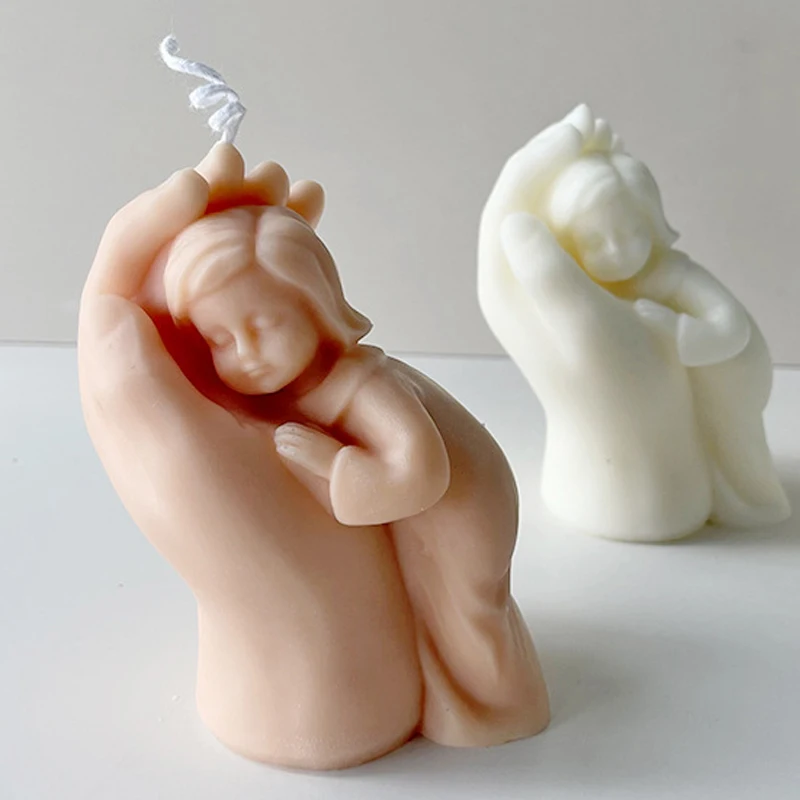 Сделай Сам геометрический Искусство Ручная силиконовая форма для свечей серия