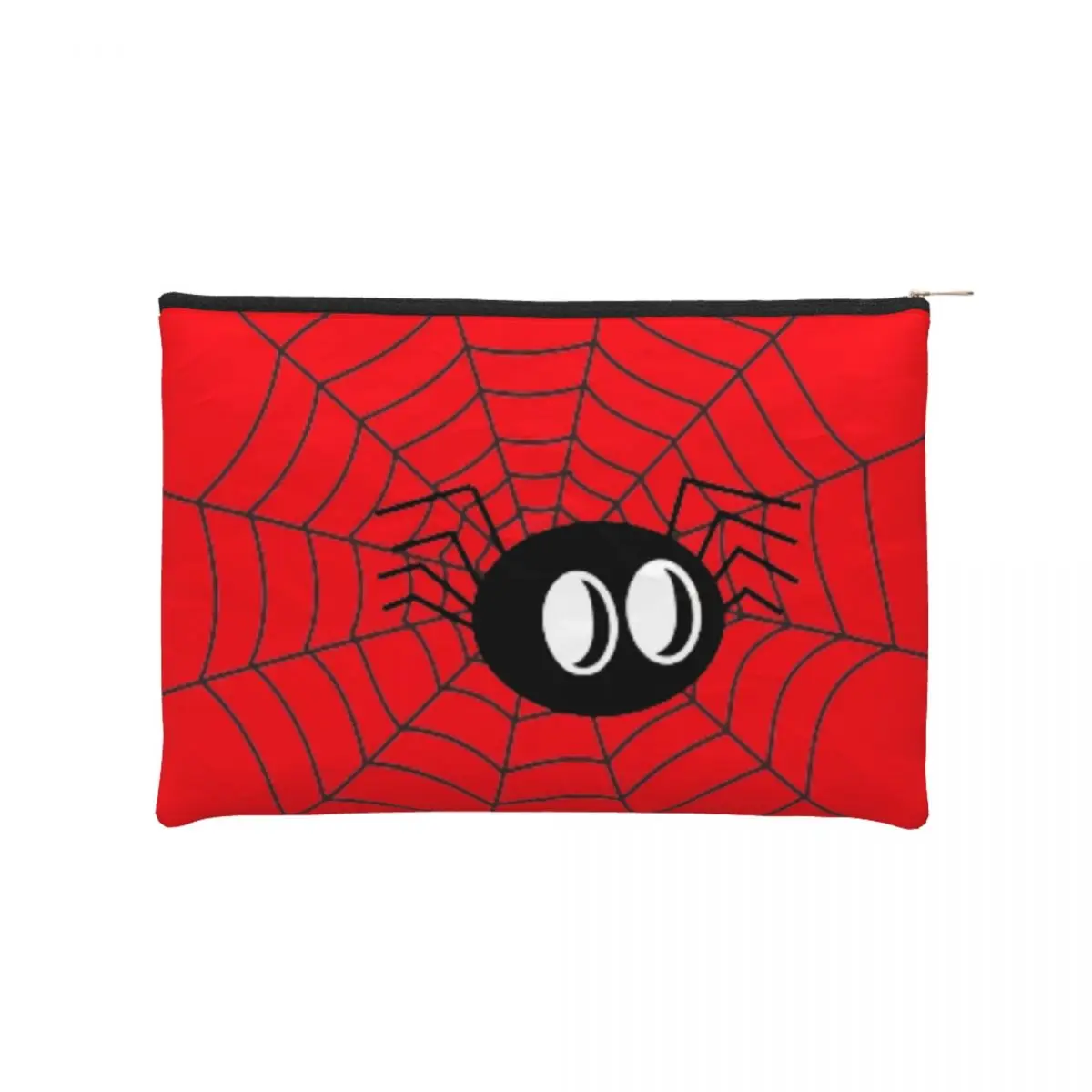 

Custom Cute Spider On Web Travel Cosmetic Bag Women Toiletry Makeup Organizer Lady Beauty Storage Dopp Kit