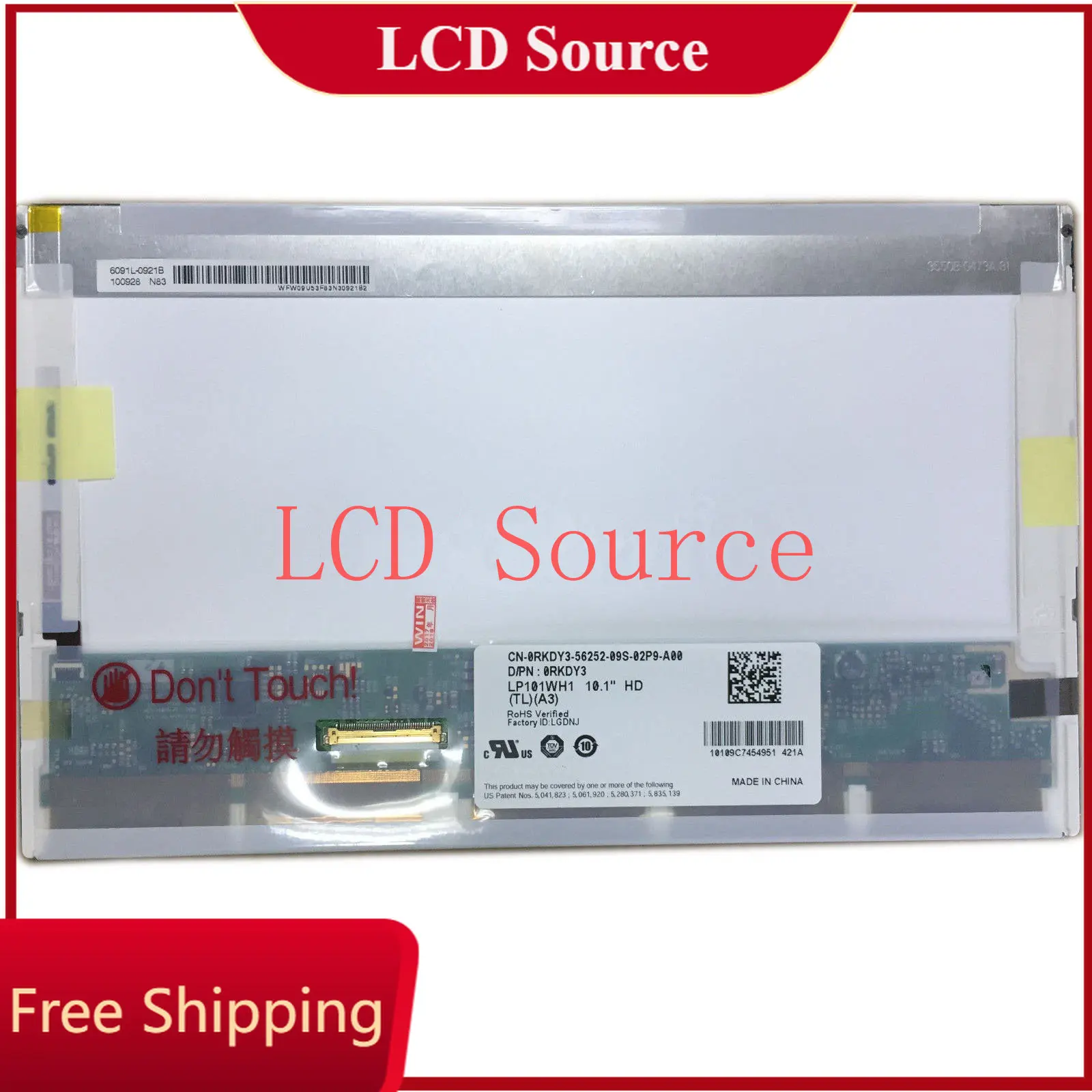 

LP101WH1 TLA3 fit LP101WH1 TLA1 N101BGE-L11 LP101WH1 TLB1 LP101WH1 TLA2 N101BGE-L21 LTN101AT03 LP101WH1 TLP1 1366X768 40 pin