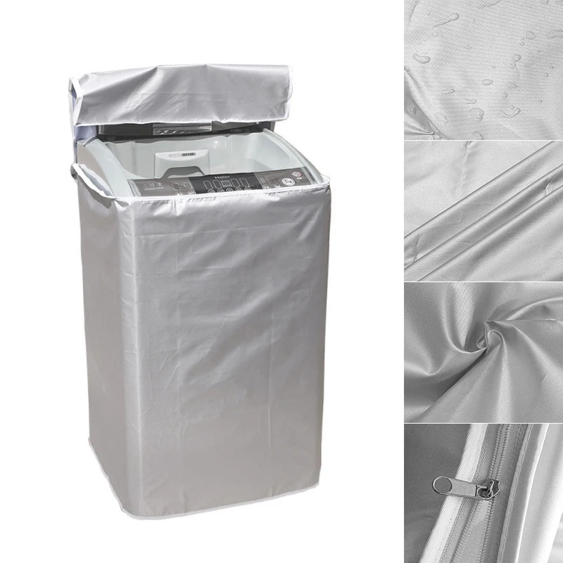 

Sun Shield Dust Cover Washing Machine Cover Top Open Laundry Dryer Protect Cover Dustproof Waterproof Cover Waterproof Case