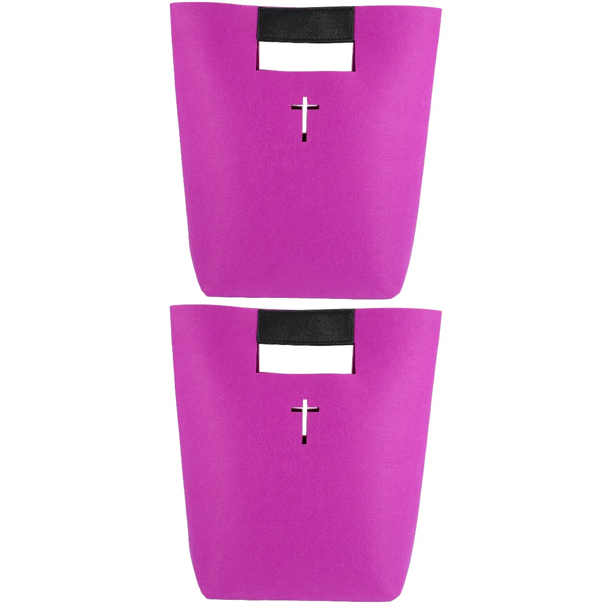 

2 pcs Bible Carrying Case Shopping Carrying Bag Church Study Pouch Grocery Bag
