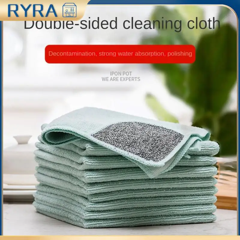 

Быстросохнущая кухонная салфетка для мытья посуды, многофункциональная неворсовая салфетка, минималистичное зеленое средство для мытья посуды, полотенце для мытья посуды
