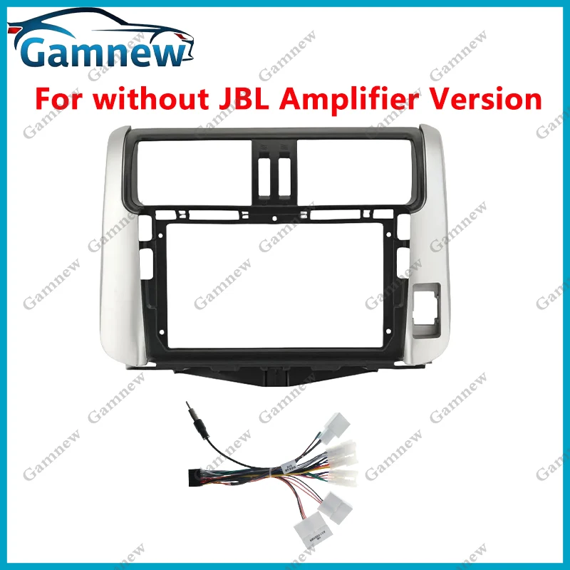 

9-дюймовый автомобильный каркасный адаптер для фасции Canbus Box Android, комплект радио-аудио панели для TOYOTA Land Cruiser Prado 150 2009-2013 RHD