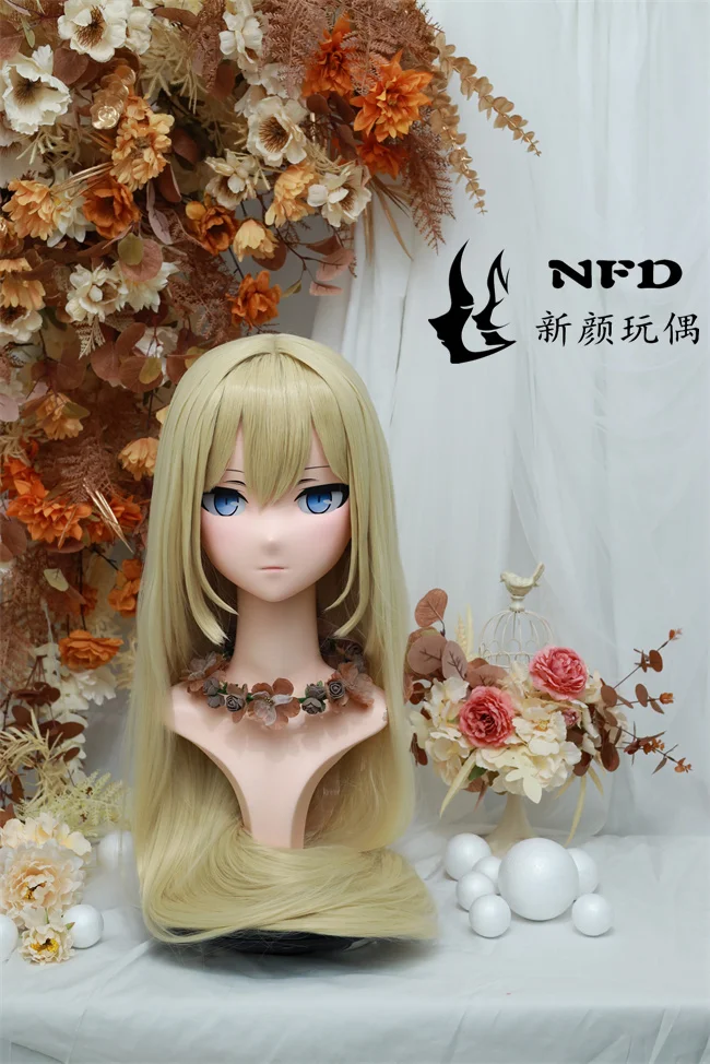 

(AN94) Full head super sweet female resin crossdressing BJD Doll kig cosplay kigurumi mask