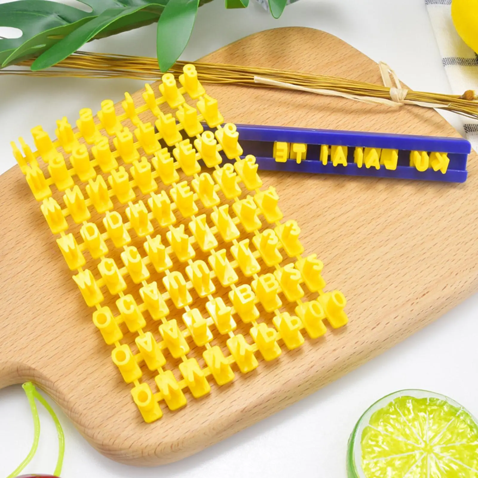 

Alphabet Letter Number Cookie Press Stamp Embosser Cutter Fondant Mould Cake Baking Molds Tools
