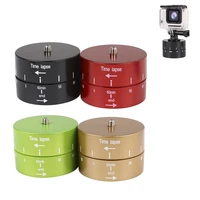 go pro accessories 60min time lapse 360 degree rotating automatic timer tripod head photography delay tilt head
