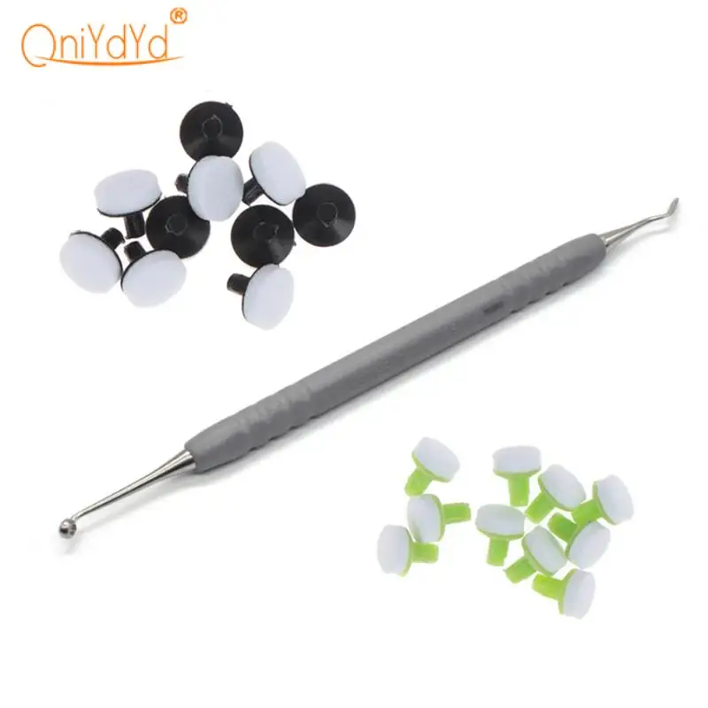 1Pcs Handle or L/s Resin Molding 30 Pcs Foam Pad Dental Composite Light Cure Resin Holder Foam Pads