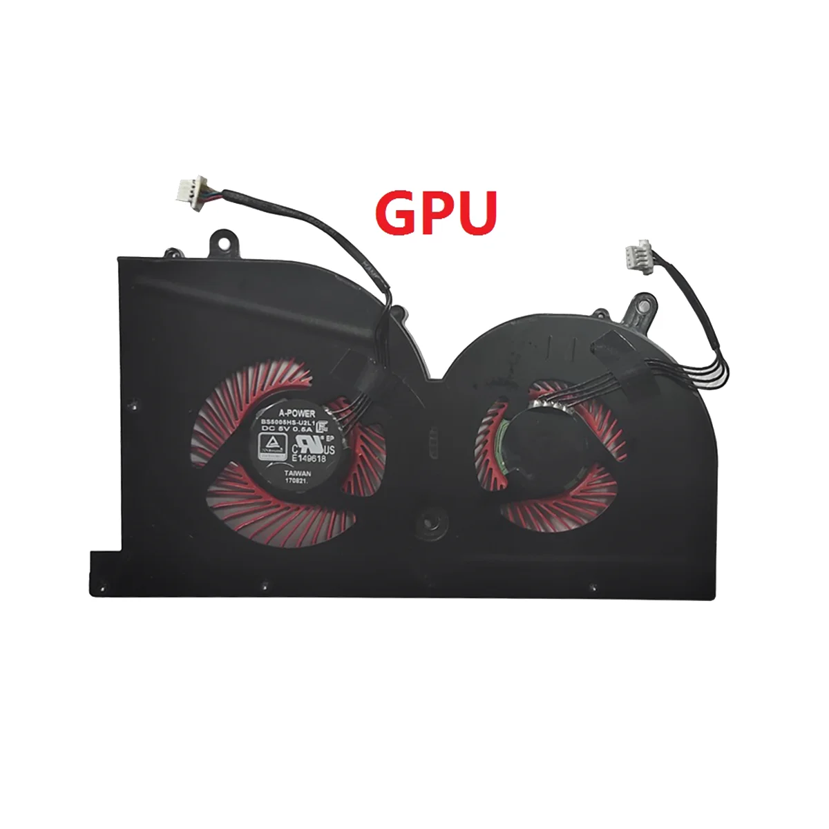 Вентилятор охлаждения ЦП и ГП для ноутбука MSI GS63VR GS63 GS73 GS73VR MS-17B1 Stealth Pro Cpu BS5005HS-U2F1