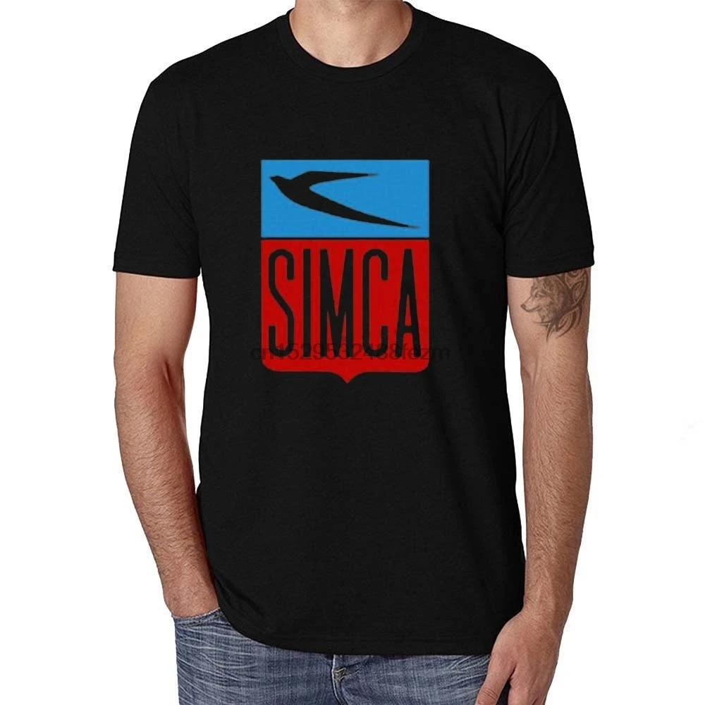 Новые модные повседневные мужские футболки Simca Aronde Ariane хлопковые топы с коротким