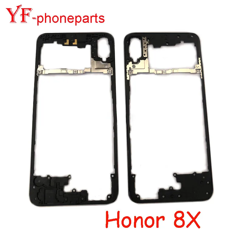 Передняя накладка для Huawei Honor 8X 10 Lite P Smart 2019 Mate 20 Lite Pro LCD средняя рамка держатель корпуса ремонтные детали