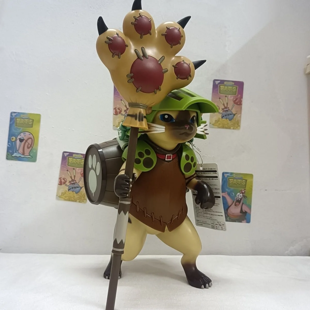 

Monster Hunter Airou Cat Action Figure Limited Edition Popcorn Bucket Figure Toys Cool Doll Christmas Present For Boyfriend