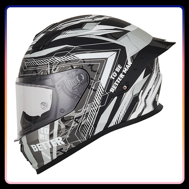 Мотоциклетные шлемы на все лицо для мужчин и женщин защитная Кепка из