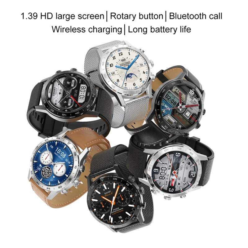 Умные часы DT No.I KK70 с разрешением 454*454 HD мужские умные Bluetooth и вызовом беспроводное