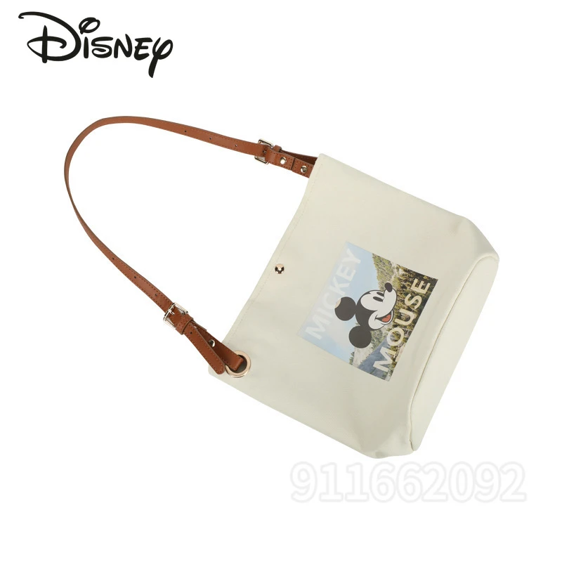 Disney Mickey Original New Women's Handbag Luxury Brand Women's Shoulder Bag Large Capacity Women's Bag Cartoon Fashion