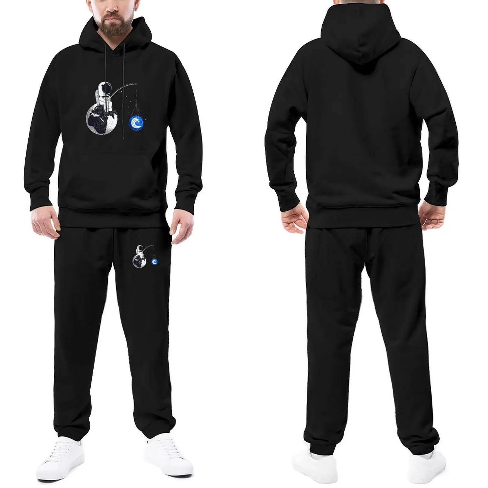 

Astronaut Fishing The Btt Trapstar Tracksuits Date Moon Hooded Suits Stylish Jogger Sportswear Sports Casual Hoody Sweatpant Set