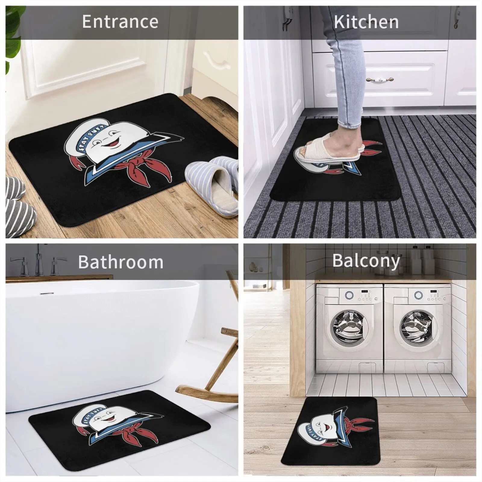 Мужской костюм с головой зефира Ghostbusters Stay Puft мультяшный коврик для фильма