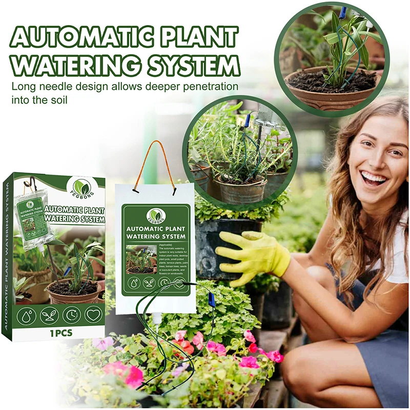 

Self Watering Planter Insert 1000ML Plant Watering Bag Automatic Drip Irrigation Kit Plant Watering Devices For Indoor