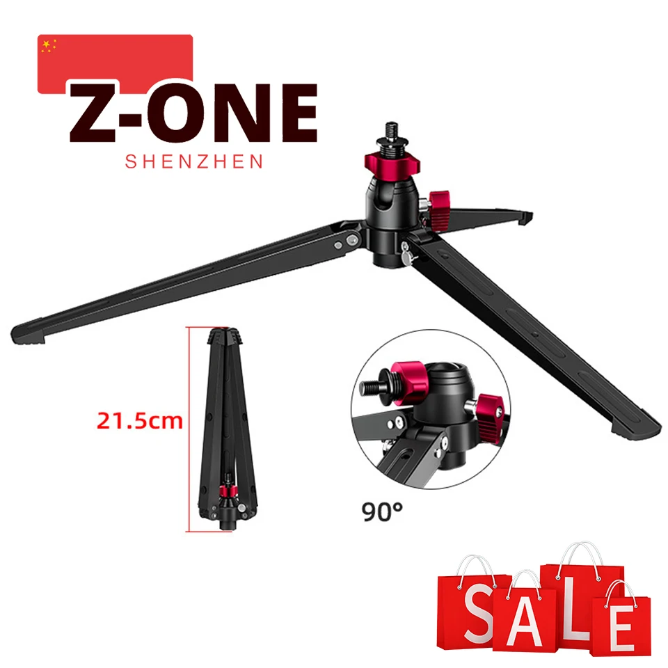 

Aluminum Alloy SLR Camera Photography Desktop Tripod Stand Support Base Foot Adapter Accessories