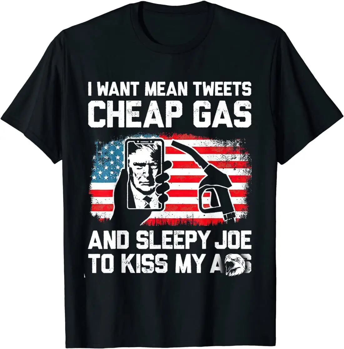 

I Want Mean Tweet Cheap Gas And Sleepy O-Neck Cotton T Shirt Men Casual Short Sleeve Tees Tops Harajuku Streetwear