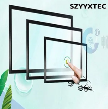 

SZYYXTEC 32 "инфракрасный сенсорный экран/панель, 20 точек ИК сенсорная рамка, ИК сенсорный комплект верхнего слоя Быстрая доставка
