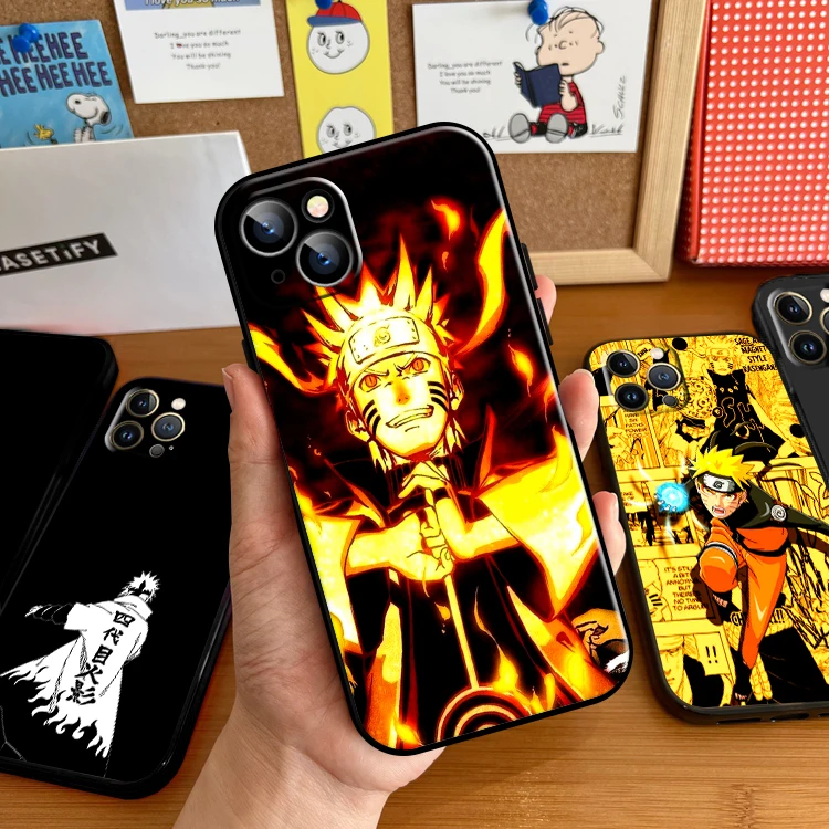 

Naruto Japan Anime For Apple iPhone 13 12 11 Pro 12 13 Mini X XR XS Max SE 6 6S 7 8 Plus Phone Case Black Coque Soft
