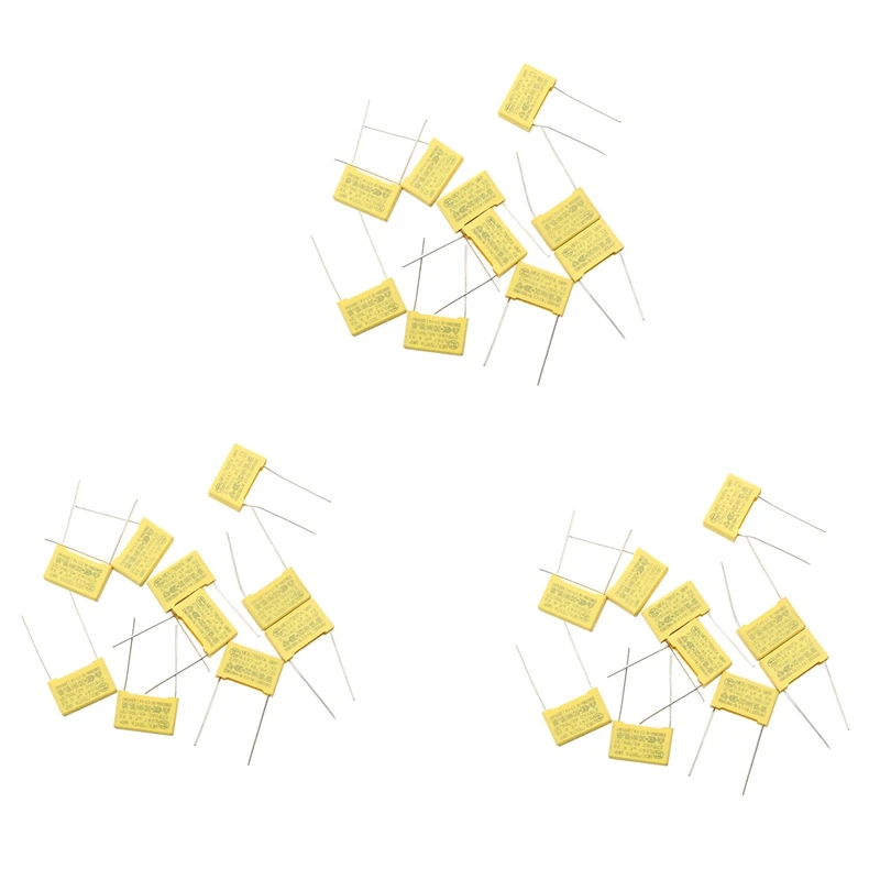 

30Pcs 250V 47NF 0.047UF 10% Polypropylene Film Safety Capacitor