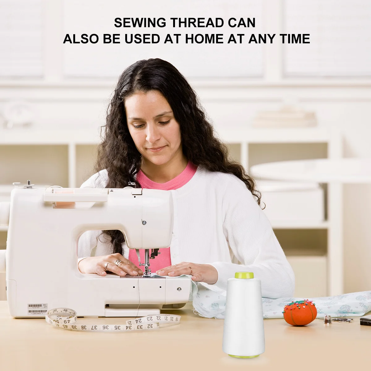 Швейная нить Artibetter 3000 ярдов катушка из полиэстера для ручного и машинного шитья