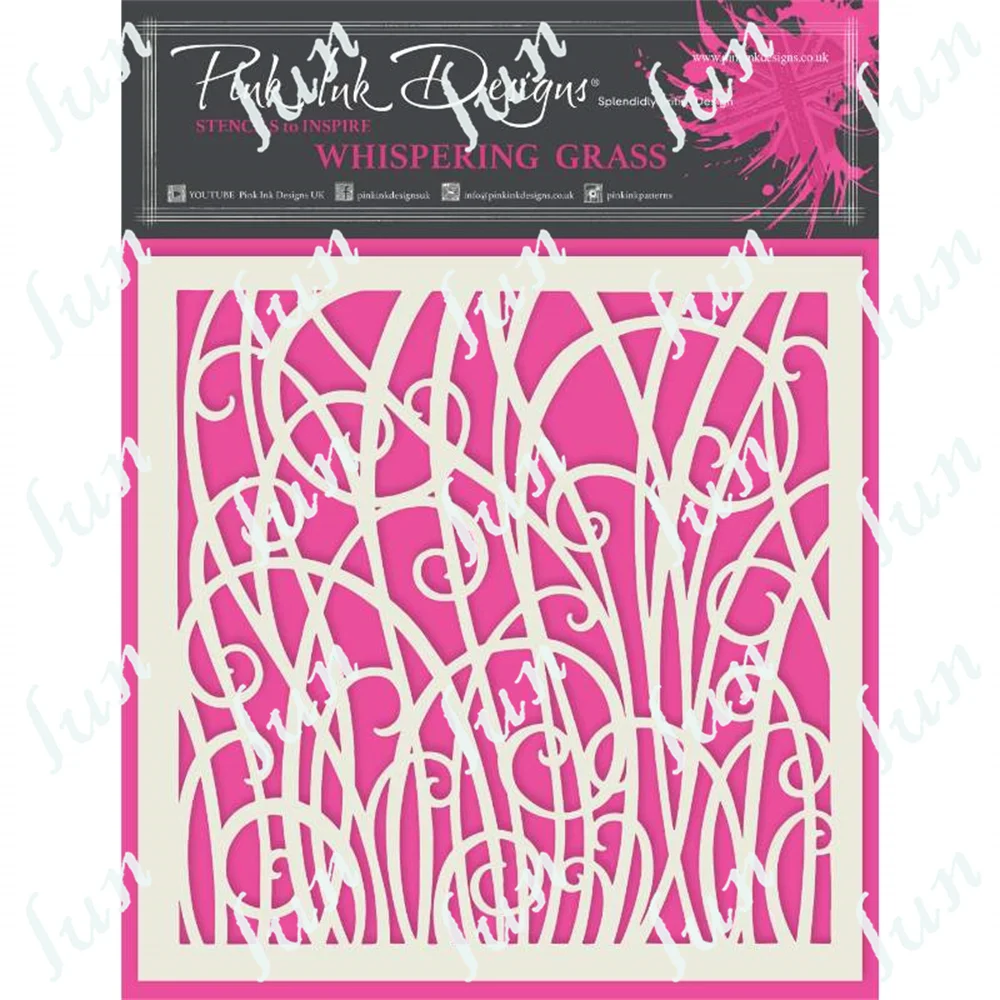

2022 New Whispering Grass Diy layering Stencils Drawing Scrapbooking Diary Decoration Embossing Template Diy Greeting Card Molds