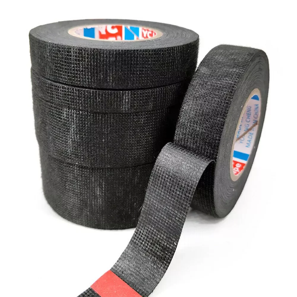 Car Self Adhesive Anti Squeak Rattle Felt Automotive Wiring Harness Tape 32MMX15M/25MMX15M/19MMX15M/15MMX15M/9MMX15