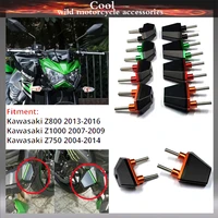 cnc crash pads frame sliders protector for kawasaki z800 2013 2014 2015 2016 z750 z1000 motorcycle accessories parts