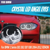 00000 high quality dtm style white crystal led angel eyes day light drl