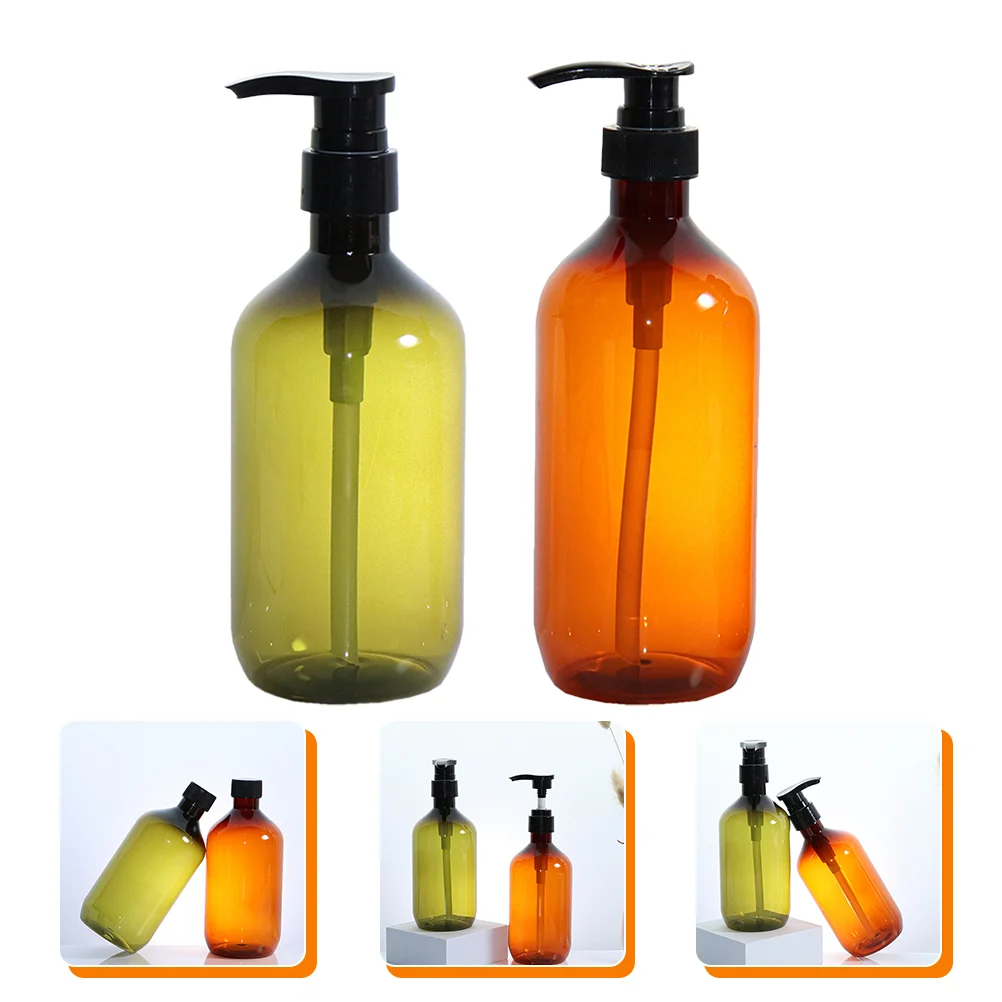 

Dispenser Bottle Pump Shampoo Lotion Empty Liquid Conditioner Bottles Soap Travel Oil Moisturiser Recyclable Pumps Refillable
