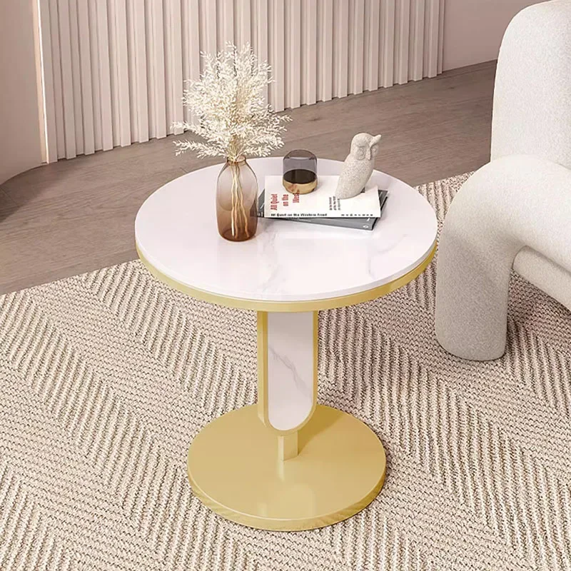 Уникальный красивый журнальный столик для гостиной металлический круглый