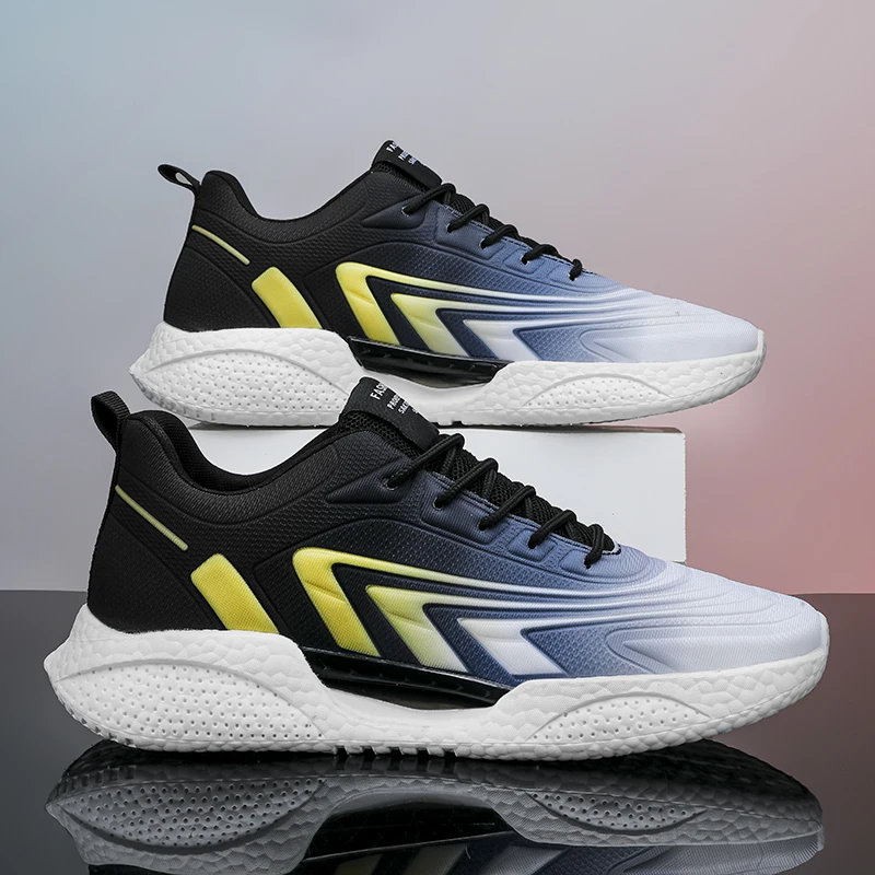 Women Running Shoes Fashion Casual Sneakers Mesh Lace Up Thickening Couple Shoes Comfortable Breathable Zapatillas Mujer 36-44