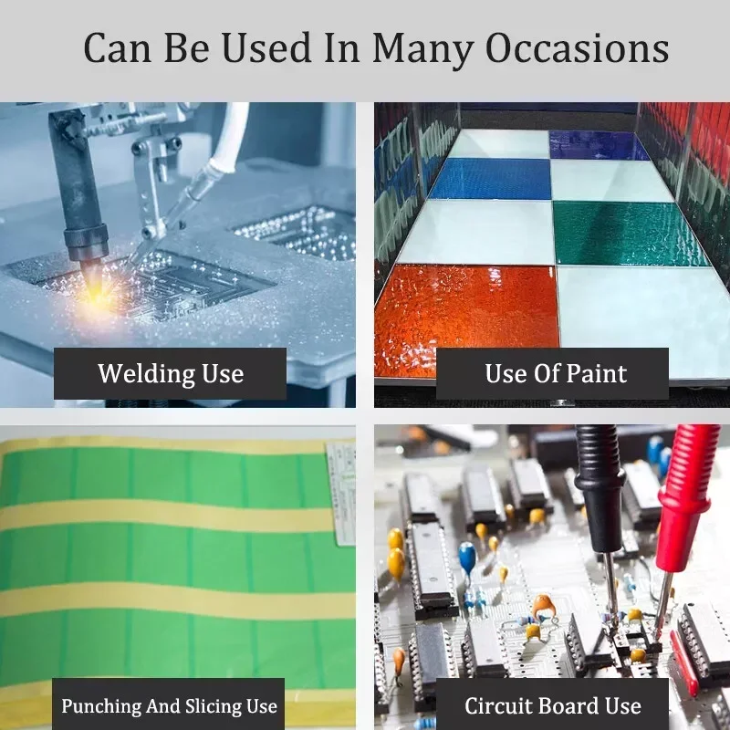 Зелёная Полиэстеровая лента термостойкая с покрытием SMT защита от высоких