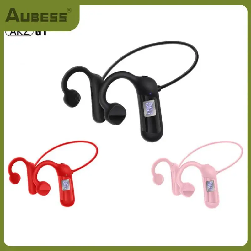 

bluetooth-compatible Bone Conduction Headset Waterproof Wireless Headphone Support Tf Card With Digital Power Display