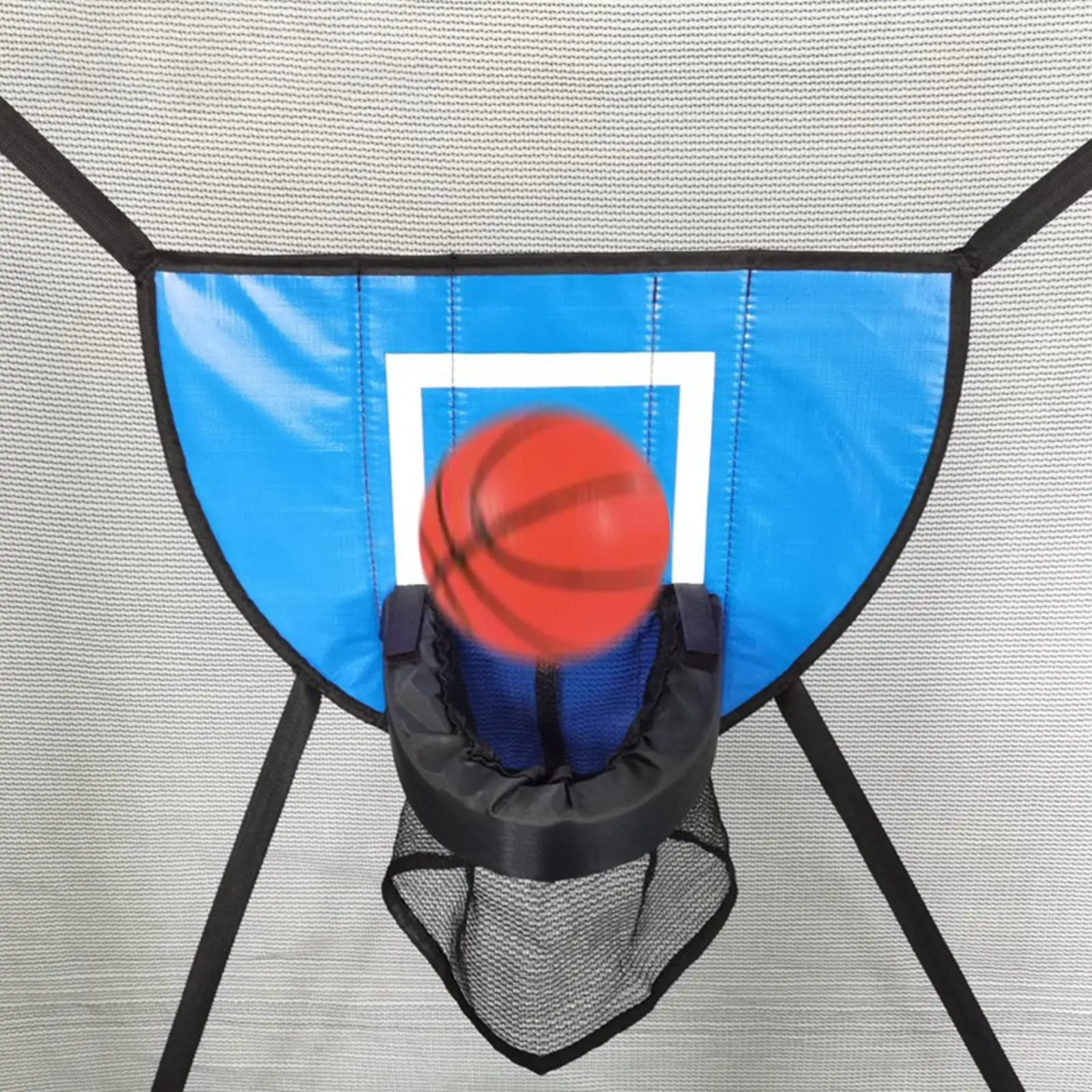 

Mini Trampoline Basketball Hoop with Small Basketball Trampoline Accessories Mini Basketball Hoop for Trampoline with Enclosure