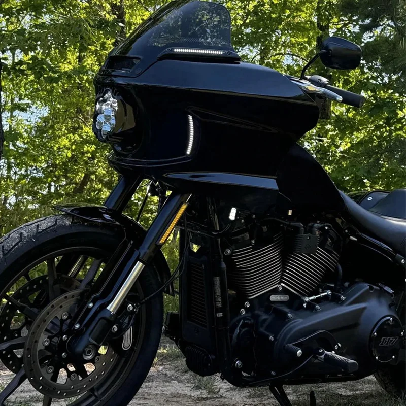 Аксессуары для мотоциклов светодиодные обтекатели вентиляционные фонари Softail Low