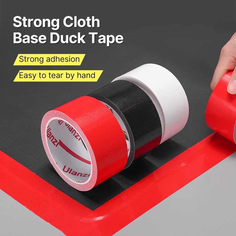 

Ulanzi Super Sticky Cloth Duck Tape Carpet Waterproof Photography Tape No Trace 10M Photo Studio DIY Tape