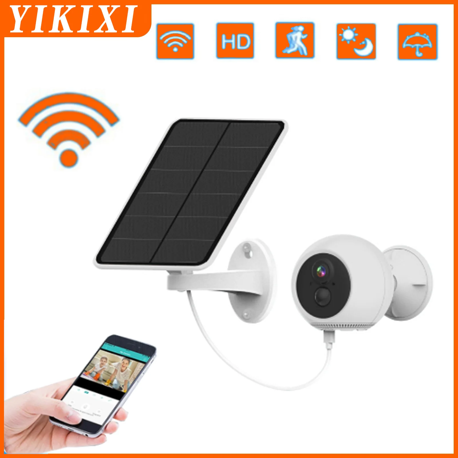 

Беспроводная камера видеонаблюдения с Wi-Fi и аккумулятором, 3 Мп