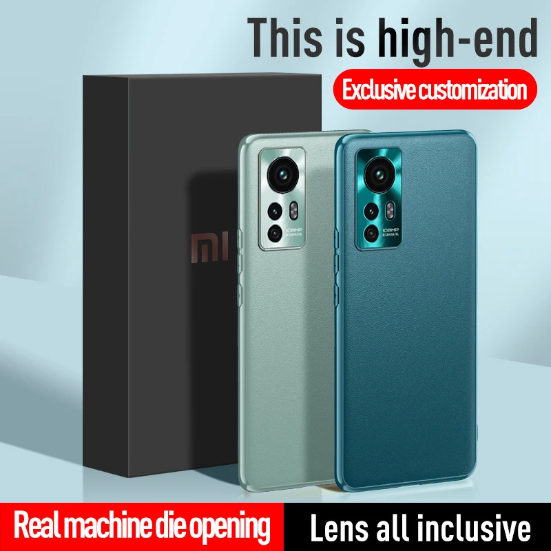 

TPU Protection Phone Case Coque Shockproof Back Cover Leather Case For XIAOMI MI 12T Pro MI 12S Ultra 12X 12 Pro Phone Shell