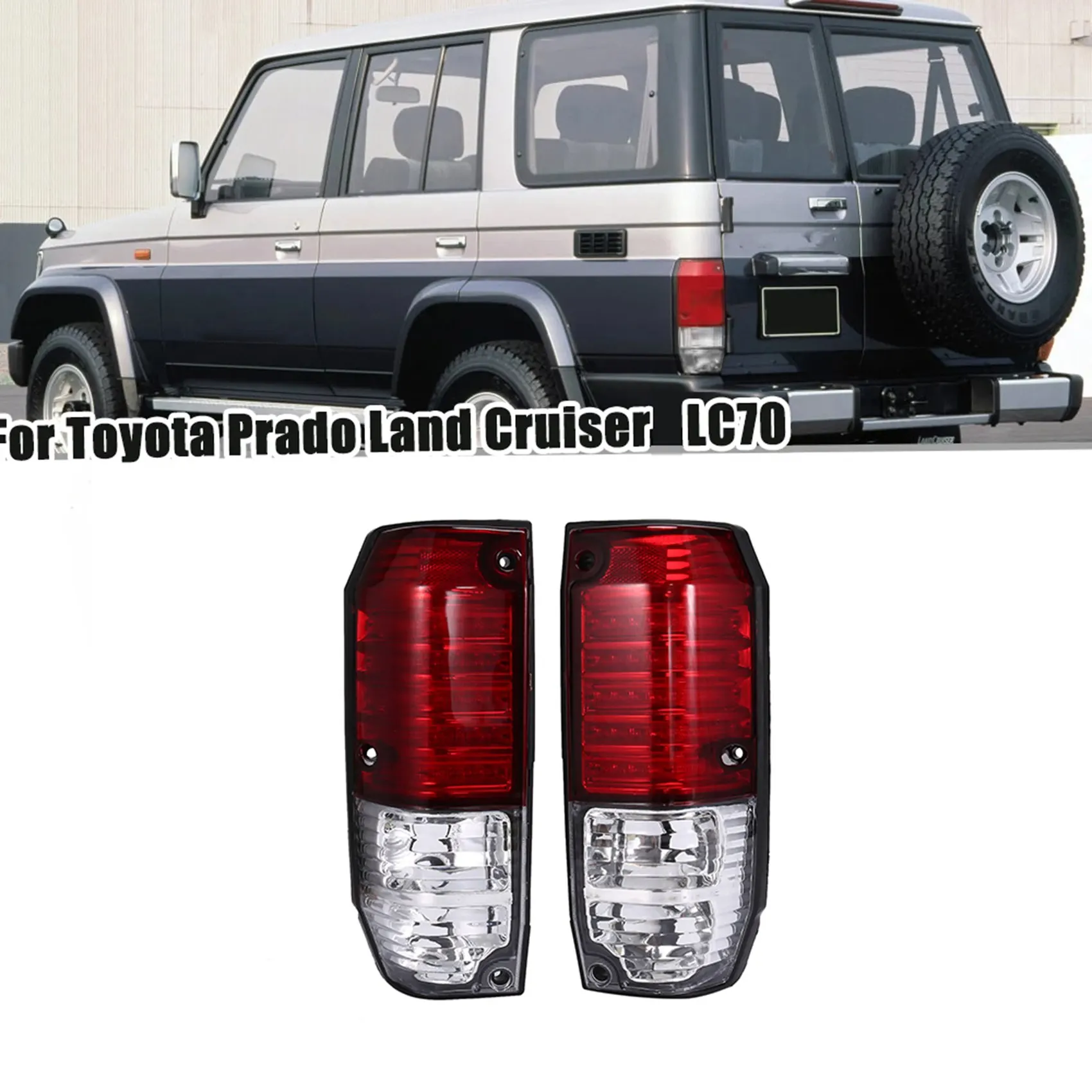 Автомобильный задний фонарь для Toyota Land Cruiser Prado LC70 LC76 LC77 LJ77 RJ77 FZJ76 GRJ76 HZJ76 4500