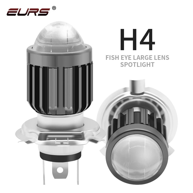 H4 LED H6 BA20D P15D Светодиодные лампы для мотоциклетных фар CSP Lens Белый Желтый Hi Lo Лампа